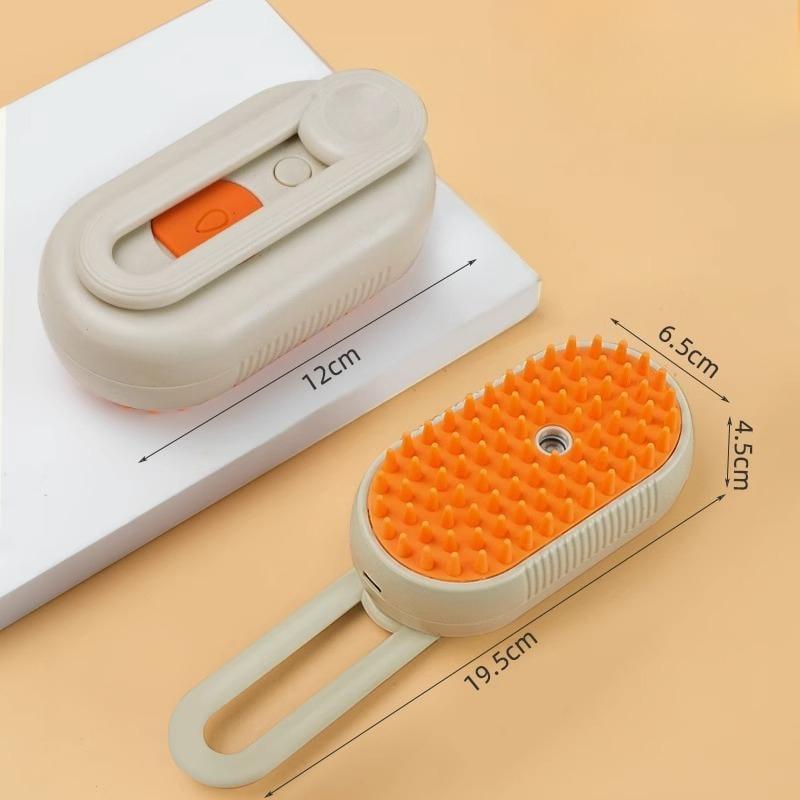 Electric Cat Steam Brush β 3-In-1 Pet Grooming Comb with Water Spray for Cats and Dogs, USB Rechargeable